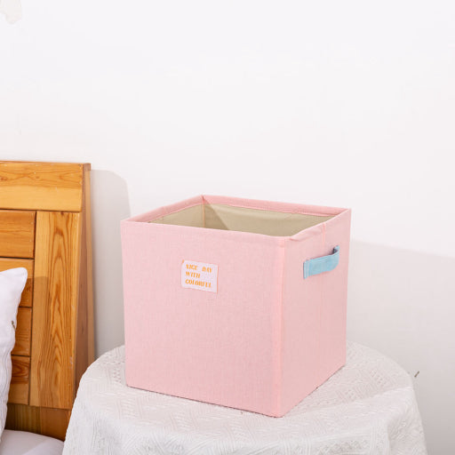 Caja de almacenamiento de cartón cuadrada