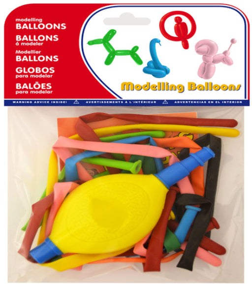 Bolsa de globos con bomba