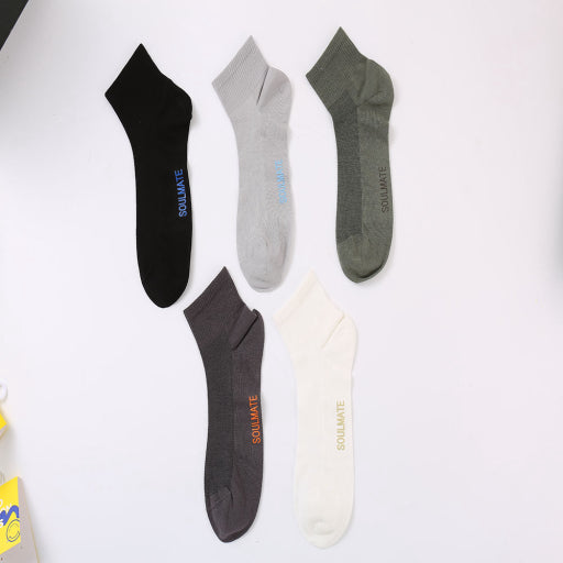 Calcetines de hombre de malla inglesa con estampado en caliente