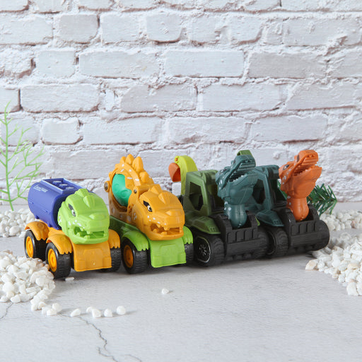 coche de juguete de dinosaurio