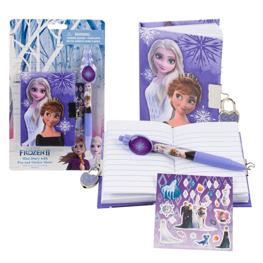 Frozen Ii Juego De Agenda De 3 Piezas Con Bolígrafo