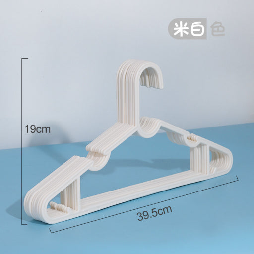 Percha de hombro cóncava multifuncional (10 piezas)