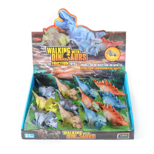 Pequeño mundo de dinosaurios multicolor