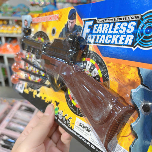 Pistola de balas blandas de succión de plástico para niños