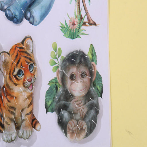 stickers pintado de animales