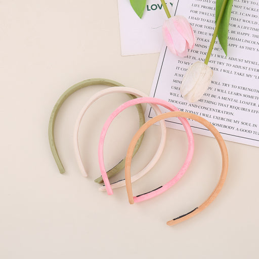 Diadema de tela fina de esponja