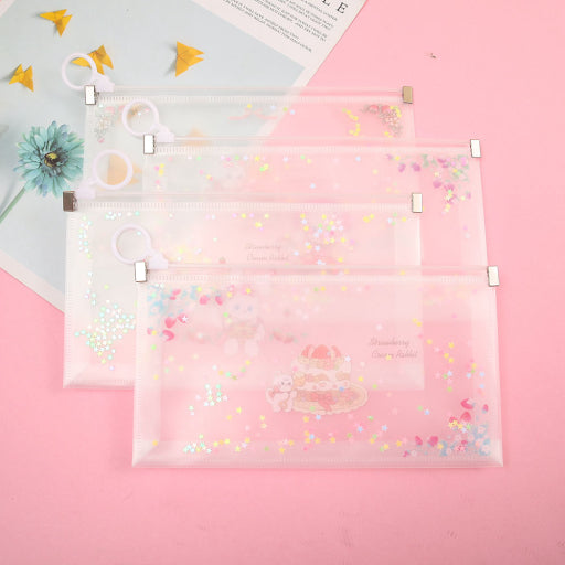 Bolsa archivadora de gatitos tridimensional de doble capa B6