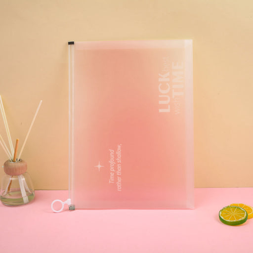 Bolsa de archivo de tiempo tridimensional A4