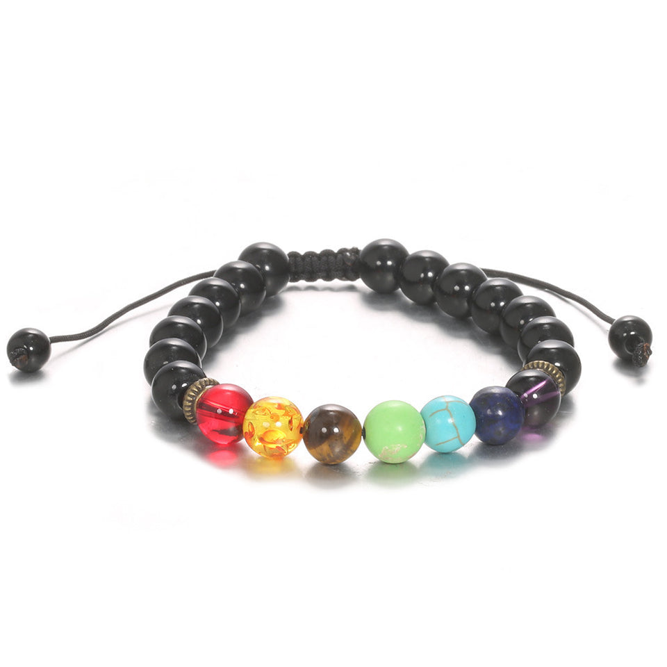 Pulsera de piedras con chakras