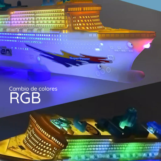 Barco con luz
