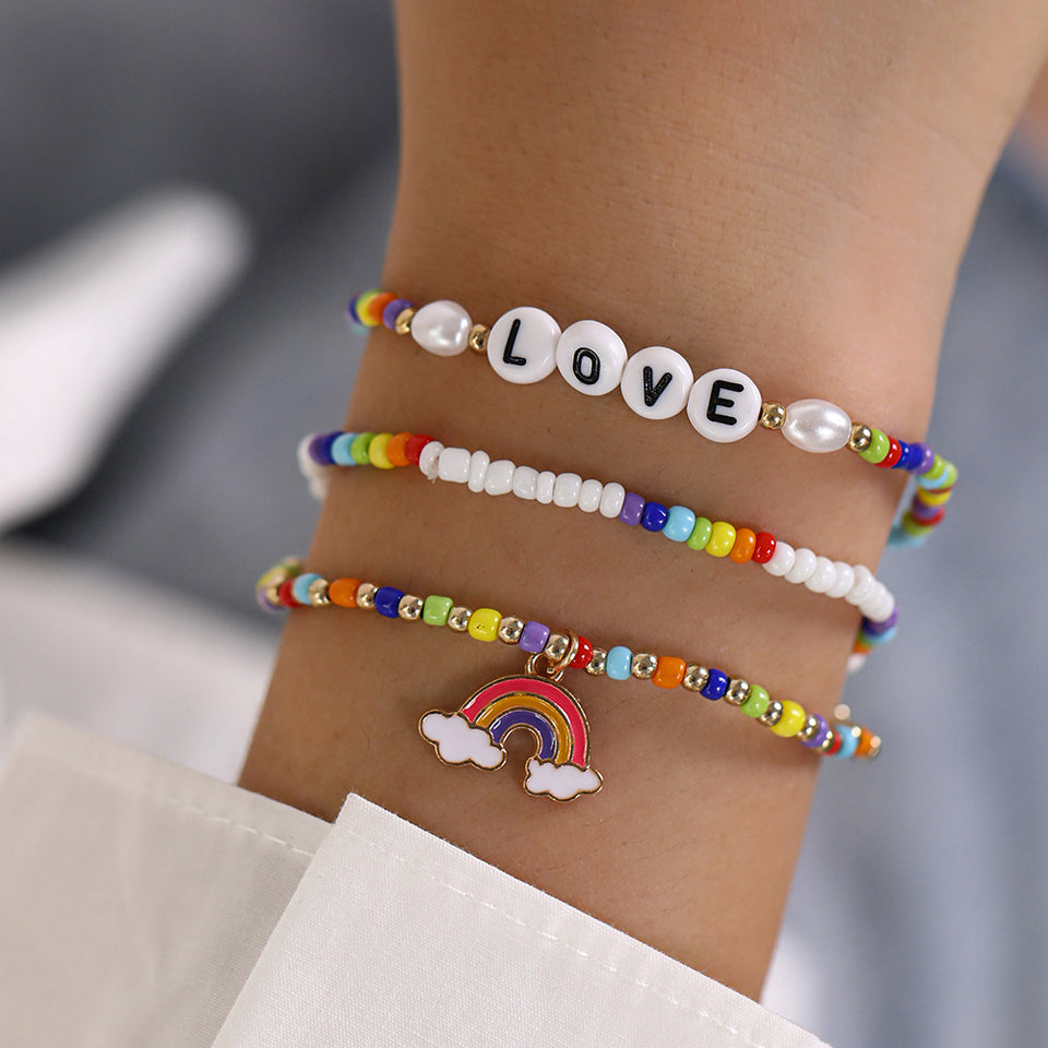 Pulseras arcoiris