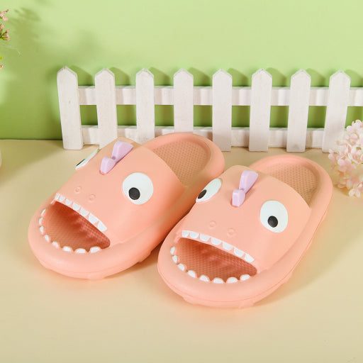 Pantuflas infantiles dinosaurio (Amarillo)