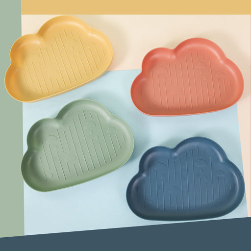 Plato de fruta nube de colores mixtos