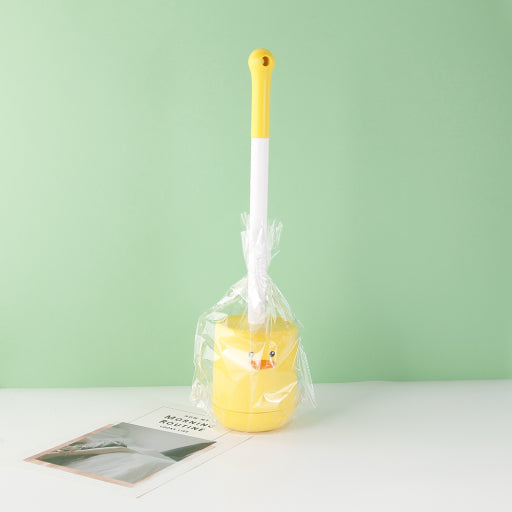 Escobilla de baño de pato de yema de huevo de pared