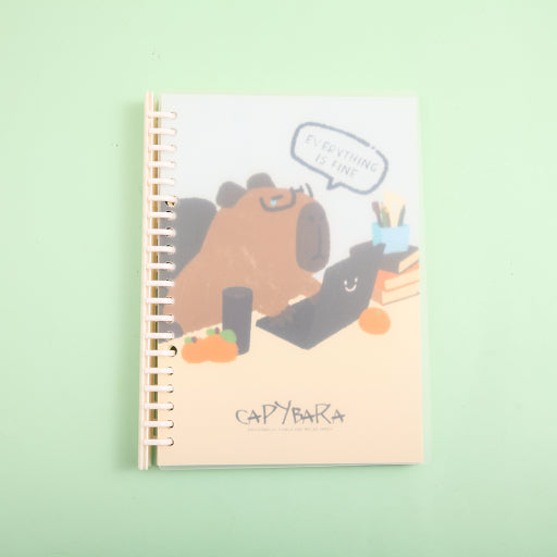 Cuaderno de espiral A5 capibara