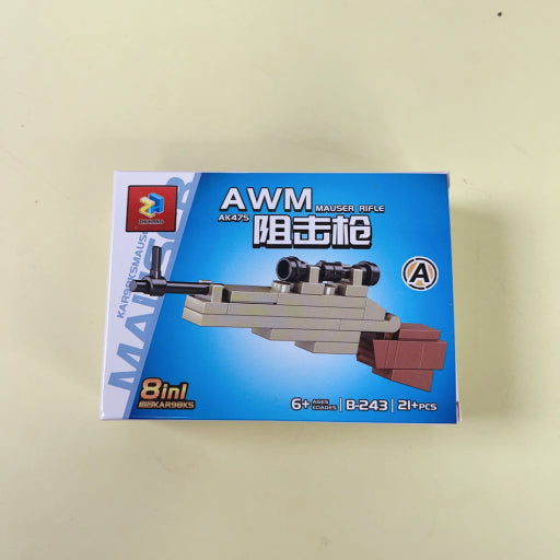 Montaje de bloques de armas