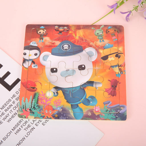 Serie anime de pequeños rompecabezas.