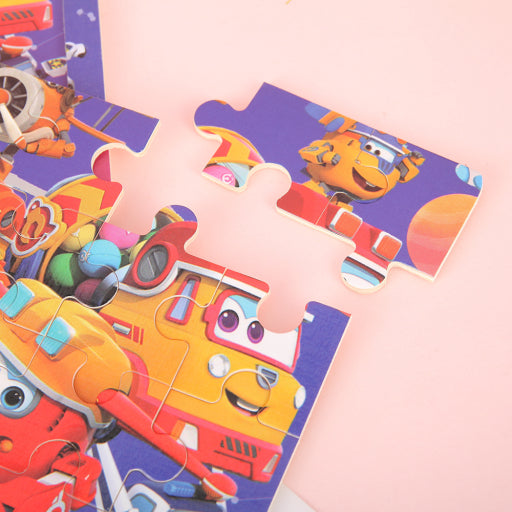 Serie anime de pequeños rompecabezas.