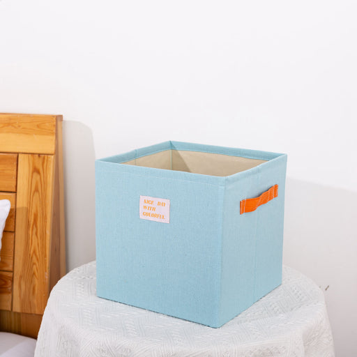 Caja de almacenamiento de cartón cuadrada