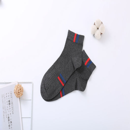 Calcetines bajos de hombre a rayas británicas