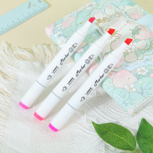 Rotulador de doble cabeza de 6 colores