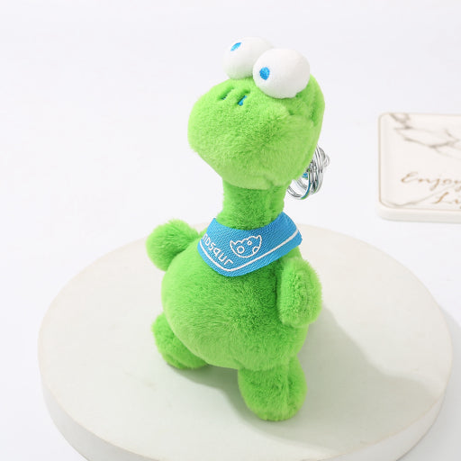 Llavero de muñeco de peluche de dinosaurio
