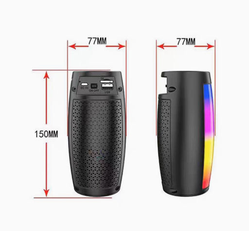 ZQS1202 audio, 500mAhABS caja de color