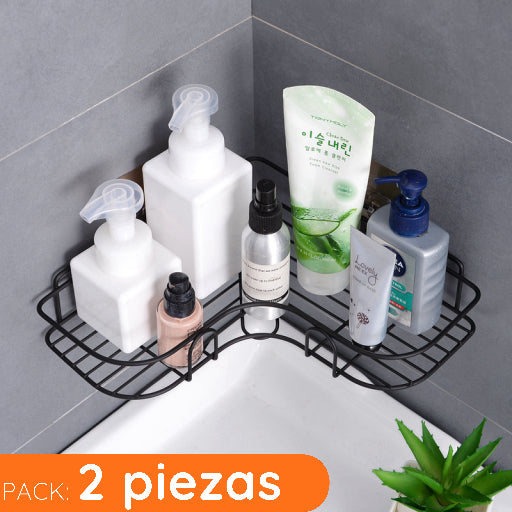 Estante para esquinas de baño-Pack 2