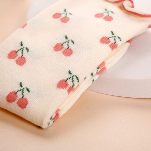 Calcetines infantiles de hongos dulces.