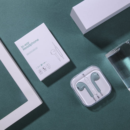 Auriculares coloridos (verde)