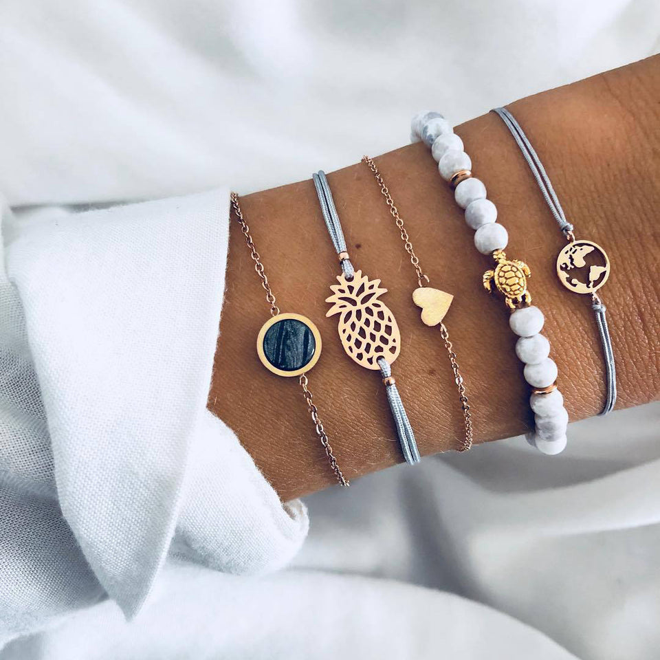Pulseras de piña