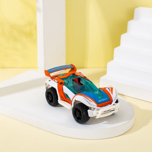 Coche deportivo de potencia de retorno de montaje de aleación DIY