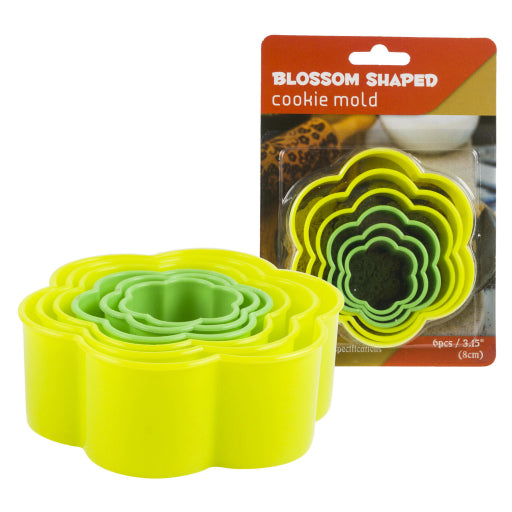 Molde Para Galletas De Flor De Ciruelo De 6 Piezas
