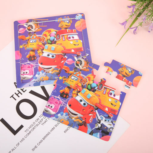 Serie anime de pequeños rompecabezas.