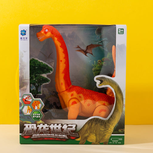 Brachiosaurus poniendo huevos con sonido y luz.