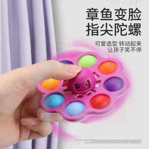 Spinner de pulpo azul