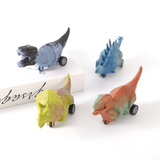 Pequeño mundo de dinosaurios multicolor