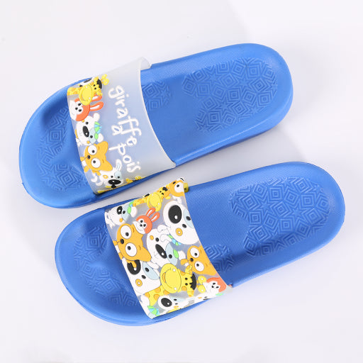 Pantuflas Infantiles Animal Story (Azul Royal)