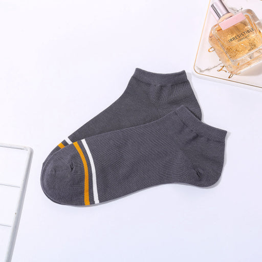 Calcetines náuticos de hombre a rayas (2 pares)