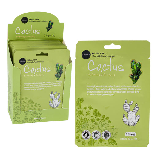 Celavi Mascarilla Facial Cactus 1 Hoja