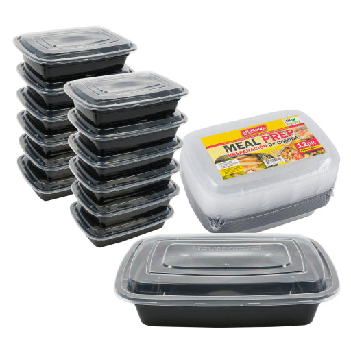 Paquete De 6 Recipientes Rectangulares Para Alimentos