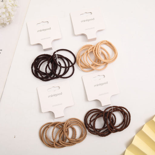 Goma elasticidad para el cabello (10)