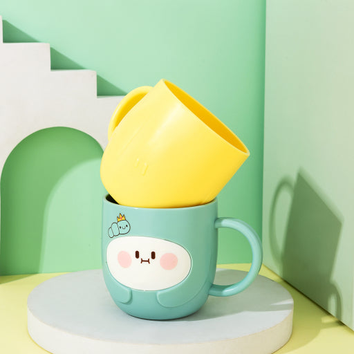 Taza de melocotón y miel