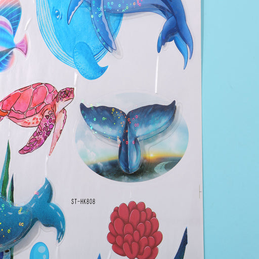 Sticker decorativo vida marina