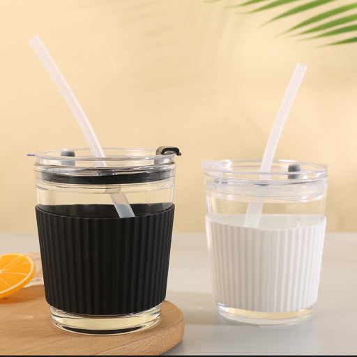 Juego de vasos blanco y negro (350ml)
