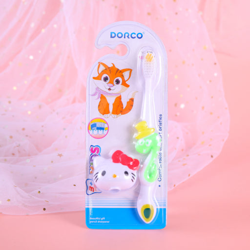 Set de cepillos de dientes para niños KT Cat.