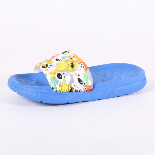 Pantuflas Infantiles Animal Story (Azul Royal)