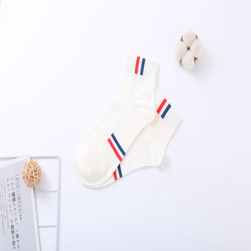 Calcetines bajos de hombre a rayas británicas