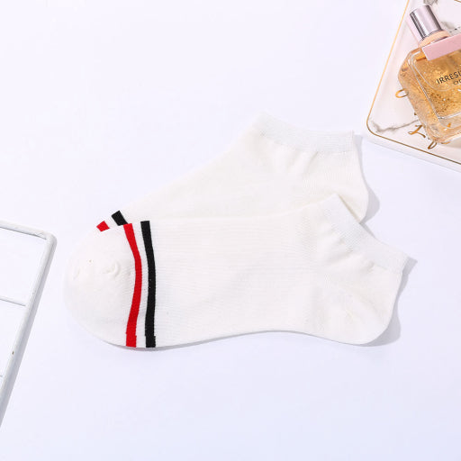 Calcetines náuticos de hombre a rayas (2 pares)