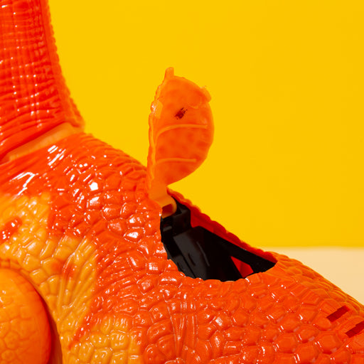 Brachiosaurus poniendo huevos con sonido y luz.